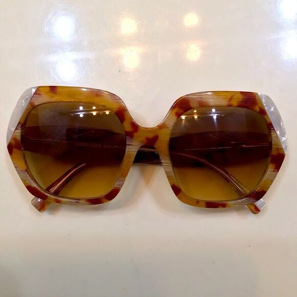 Alain Mikli Evanne 5054 Tortoiseshell Oversized Sunglasses - Picture 2 of 10